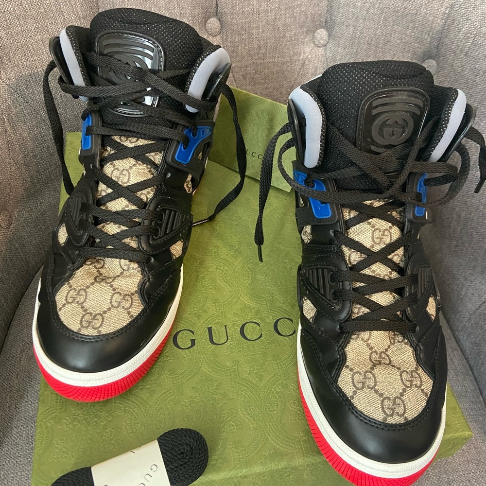 Men's Gucci Basket sneaker - Picture 5 of 6